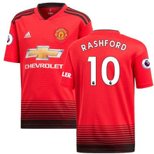 Load image into Gallery viewer, 10-Marcus Rashford Manchester United 2018-19 Home Player Jersey – Red
