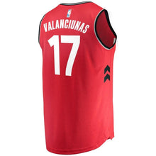 Load image into Gallery viewer, 17-Jonas Valanciunas Toronto Raptors Jersey Red - Icon Edition