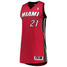 Load image into Gallery viewer, 21-Hassan Whiteside Miami Heat  Authentic Jersey - Red