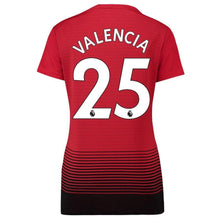 Load image into Gallery viewer, 25-Antonio Valencia Manchester United Women's 18-19 Home Jersey – Red