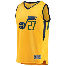 Load image into Gallery viewer, 27-Rudy Gobert Utah Jazz  Player Jersey Gold - Statement Edition