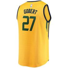 Load image into Gallery viewer, 27-Rudy Gobert Utah Jazz  Player Jersey Gold - Statement Edition
