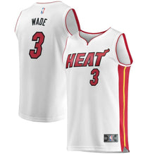 Load image into Gallery viewer, 3-Dwyane Wade Miami Heat  Jersey White - Association Edition