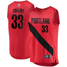 Load image into Gallery viewer, 33-Zach Collins Portland Trail Blazers  Jersey - Statement Edition - Red