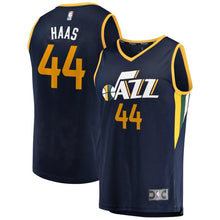 Load image into Gallery viewer, 44-Isaac Haas Utah Jazz Jersey - Icon Edition - Navy
