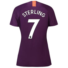 Load image into Gallery viewer, 7-Raheem Sterling Manchester City Women's 2018-19 Third Stadium Player Jersey – Purple