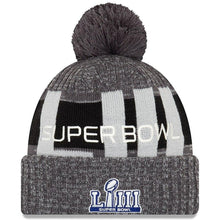 Load image into Gallery viewer, Los Angeles Rams New Era Heather Gray Super Bowl LIII Bound Marled Knit Hat