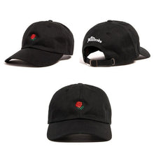 Load image into Gallery viewer, Flower Summer Embroidery Curved Spring Snapback Caps