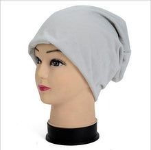 Load image into Gallery viewer, Slouch Warm Hat Festival Unisex Turban Cap Solid Color