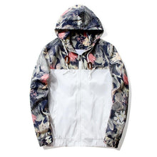Load image into Gallery viewer, Floral Jacket 2019 Autumn Mens Hooded Jackets