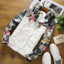 Load image into Gallery viewer, Floral Jacket 2019 Autumn Mens Hooded Jackets