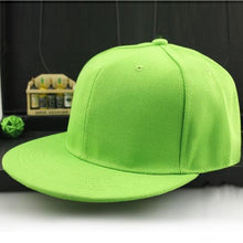 Load image into Gallery viewer, Fashion Adjustable Men Women Baseball Cap Solid Hip-Hop Snapback Flat Hat Visor