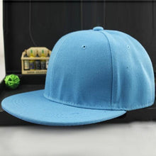 Load image into Gallery viewer, Fashion Adjustable Men Women Baseball Cap Solid Hip-Hop Snapback Flat Hat Visor