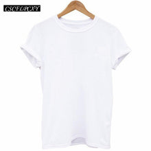 Load image into Gallery viewer, Summer Tee Shirt Women Solid Color Casual
