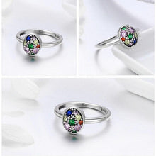 Load image into Gallery viewer, WOSTU 2018 New Fashion 925 Sterling Silver Easter Egg  Finger Rings