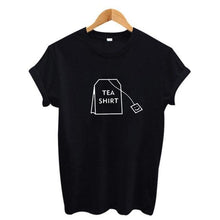 Load image into Gallery viewer, Soatrld Humor Tea Print T Shirt For Women