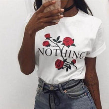 Load image into Gallery viewer, Soatrld Humor Tea Print T Shirt For Women