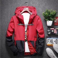 Load image into Gallery viewer, New Spring Autumn Bomber Hooded Jacket