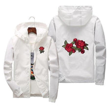 Load image into Gallery viewer, men women jacket windbreaker rose jackets