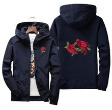 Load image into Gallery viewer, men women jacket windbreaker rose jackets