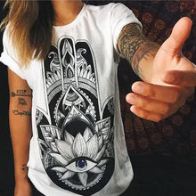 Load image into Gallery viewer, Summer Tee Shirt Women Solid Color Casual