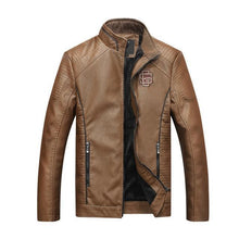 Load image into Gallery viewer, Men Leather Suede Jacket
