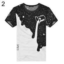 Load image into Gallery viewer, Milk Poured Pattern Inverted Milk 3D T shirt