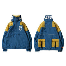 Load image into Gallery viewer, Hip Hop Jacket Windbreaker Men Japan Harajuku