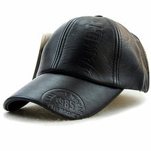 Load image into Gallery viewer, Xthree New fashion high quality fall winter men leather hat Cap