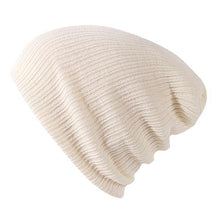 Load image into Gallery viewer, Soft Knitted Hat Female Men Cap Women's Cotton Beanies