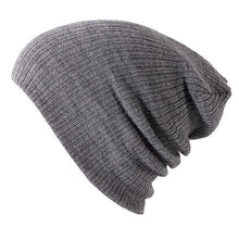 Load image into Gallery viewer, Soft Knitted Hat Female Men Cap Women's Cotton Beanies
