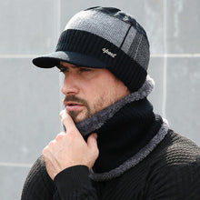 Load image into Gallery viewer, Winter Hats For Men Skullies Beanie Hat Balaclava Mask Gorras Bonnet Knitted Hat