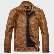 Load image into Gallery viewer, Mens Leather Jackets High Quality Classic Motorcycle Bike