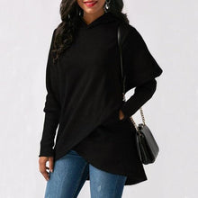 Load image into Gallery viewer, Women Letter Embroidered Pocket Hoodie