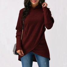 Load image into Gallery viewer, Women Letter Embroidered Pocket Hoodie