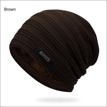 Load image into Gallery viewer, Gray Double-Layer Acrylic Velvet Beanie Hat Winter Warm