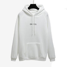 Load image into Gallery viewer, Oh Yes Letter Harajuku Casual Coat Two Layers Hat