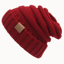 Load image into Gallery viewer, Pom Poms Winter Hat For Women Girl 'S Hat Knitted Beanies Cap