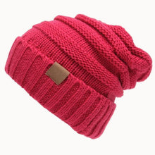 Load image into Gallery viewer, Pom Poms Winter Hat For Women Girl 'S Hat Knitted Beanies Cap