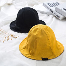 Load image into Gallery viewer, Summer girl cap double-sided sun Hat wild students solid color