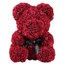 Load image into Gallery viewer, Cute PE Rose Bear Toy