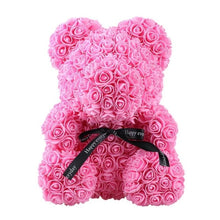 Load image into Gallery viewer, Cute PE Rose Bear Toy