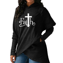Load image into Gallery viewer, Faith Print Sweatshirt Femmes Sweatshirts