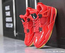 Load image into Gallery viewer, Air Jordan 4 “Red Louis Vuitton Don”