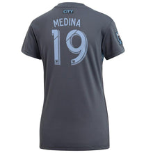 Load image into Gallery viewer, Jesús Medina New York City FC Women's 2018 Secondary Player Jersey – Gray