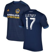 Load image into Gallery viewer, Sebastian Lletget LA Galaxy 2017/18 Secondary Jersey - Navy