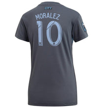 Load image into Gallery viewer, Maximiliano Moralez New York City FC Women's 2018 Secondary Player Jersey – Gray