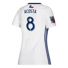 Load image into Gallery viewer, Bryan Acosta FC Dallas Women's 2019 Secondary Player Jersey – White