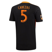 Load image into Gallery viewer, Juan David Cabezas Houston Dynamo 2018 Secondary Player Jersey – Black