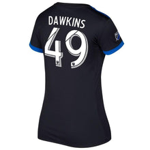 Load image into Gallery viewer, Simon Dawkins San Jose Earthquakes Women's 2017/18 Primary Jersey - Black
